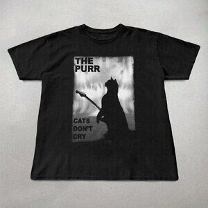 The Cure T-Shirt, Boys don't cry Shirt, Cat graphic tee, Gifts for her, The cure